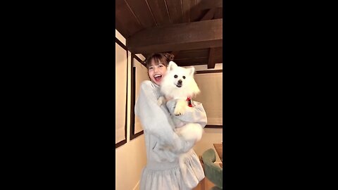 Cute Lisa dance with cat #lisa