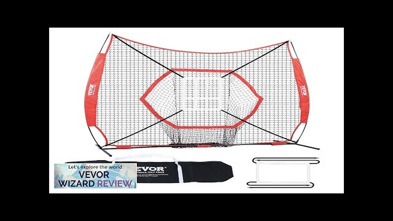 VEVOR 7x7 ft Baseball Softball Practice Net Portable Baseball Training Net Review