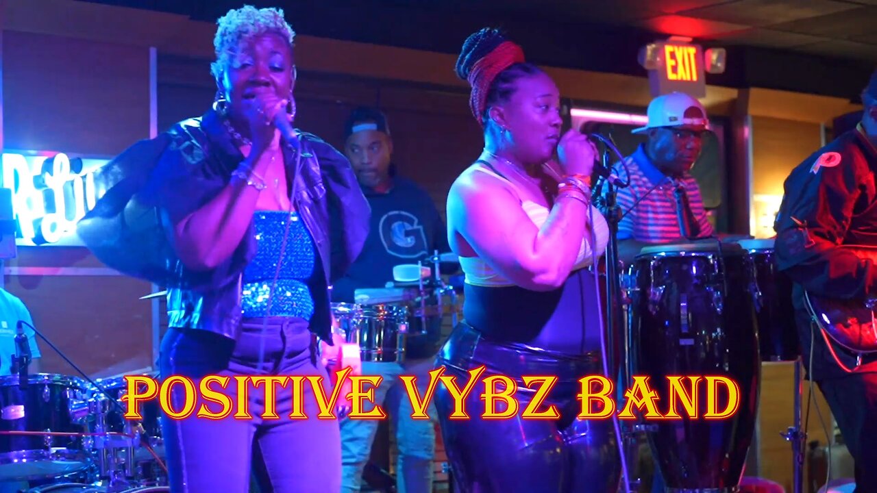 Positive Vybz Band with more head bangers.