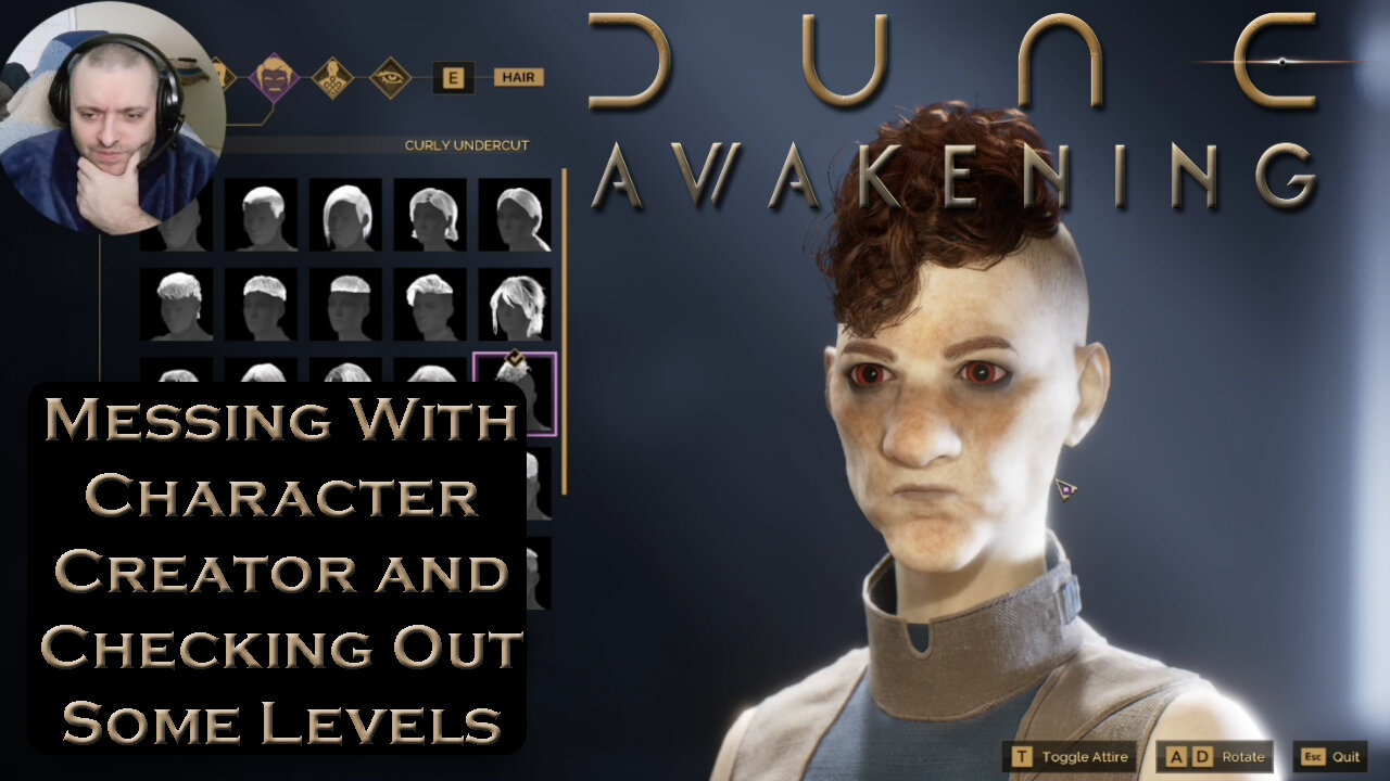 Dune: Awakening | Messing With The Character Creator | Checking Out Levels