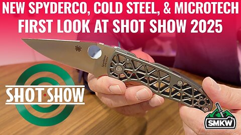 New Knives from Spyderco, Cold Steel, & Microtech | Shot Show 2025