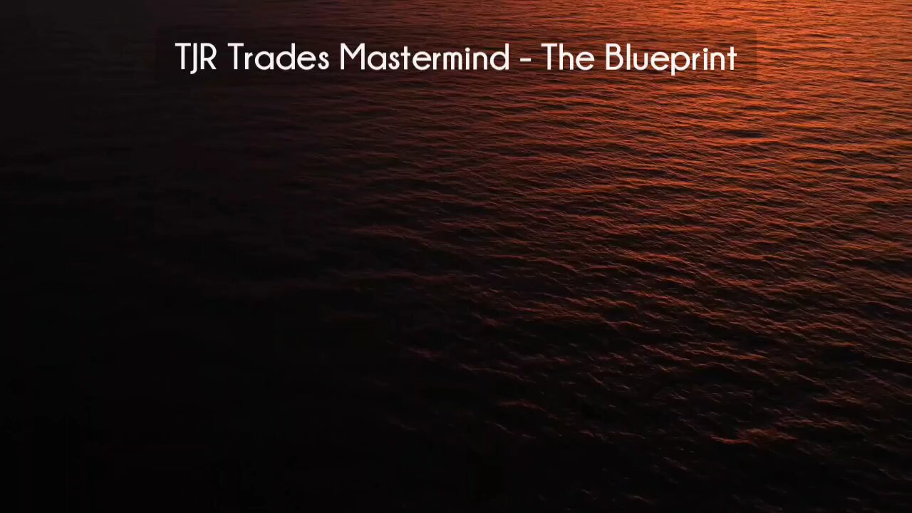 (courseslibrary.com)TJR Trades Mastermind - The Blueprint Course download