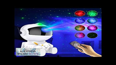 Astronaut Star Projector Night Light with Remote Control 360 Adjustable Design Bedroom Review