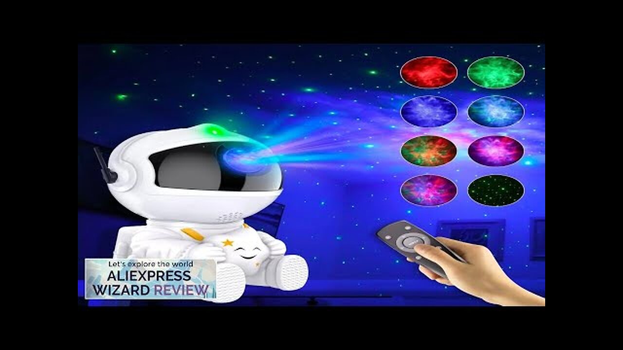 Astronaut Star Projector Night Light with Remote Control 360 Adjustable Design Bedroom Review