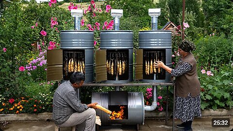 Barrel Smoked Mackerel Fish_ A Rustic Delicacy