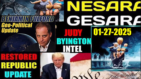 Judy Byington Update 01.27.25 - Trump Just dropped BOMBSHELL ~ This Changes EVERYTHING