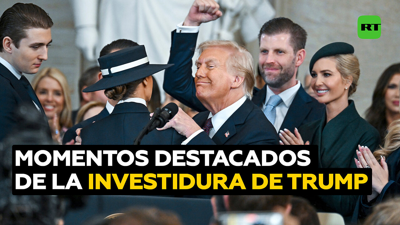 De vuelta a la Casa Blanca: los momentos más llamativos de la investidura de Donald Trump