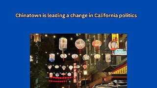 Even the news in San Francisco is seeing the political shift that is starting in Chinatown