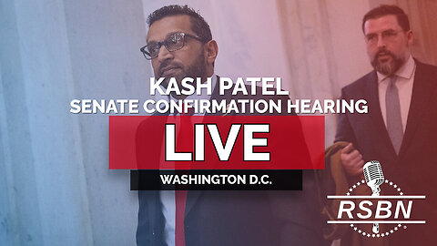 LIVE REPLAY| Kash Patel Testifies at Senate Confirmation Hearing for FBI Director