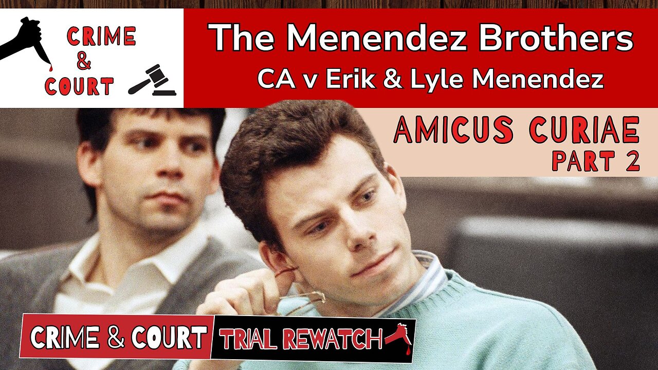 Trial Rewatch | Menendez Brothers: Amicus Curiae - Part 1 (CA vs Erik & Lyle Menendez)