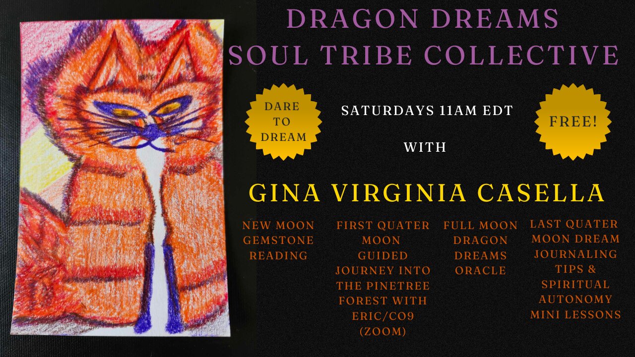 11am LIVE Full Moon Collective Reading From the Dragon Dreams Oracle