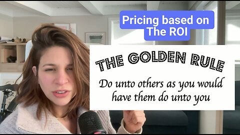 Value based pricing: Our golden rule approach