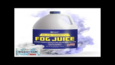 Smoke Machine Fog Fluid for Fogging Machines – Fog Juice That Produces Review