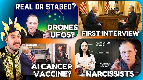 Trump Sean Hannity / Cancer AI Vaccine / New Jersey Drones / Narcissists