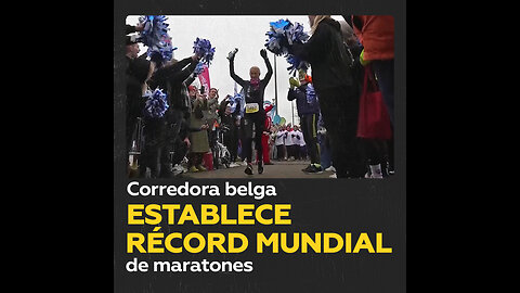 Hilde Dosogne hace historia al correr un maratón diario durante todo 2024