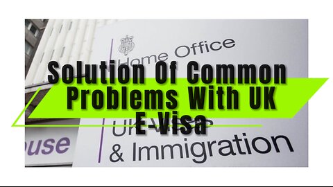 How To Fix Uk E-visa Problems | Common Problems With Applying EVisa | BRP