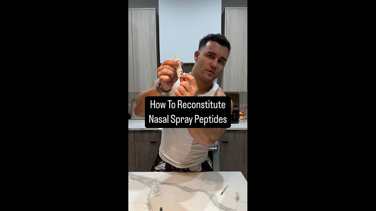 How To Reconstitute Nasal Spray Peptides