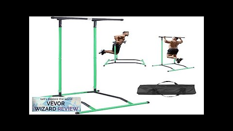 VEVOR Power Tower Dip Station 2-Level Height Adjustable Pull Up Bar Stand Review