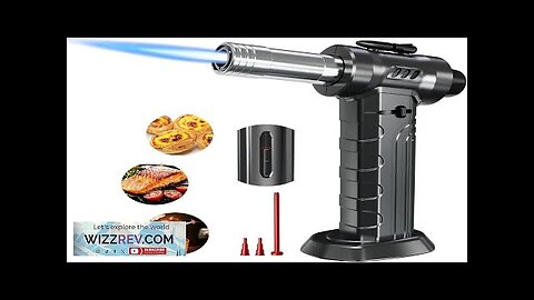 Megainvo Dual Flame Butane Torch Lighter 18g Large Capacity Refillable Kitchen Torch Review