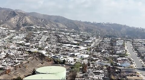 Malibu Palisades Topanga Fire Aftermath Aerial Drone Footage islandlands