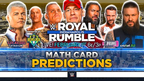 WWE Royal Rumble 2025 - Match Card Predictions [v3] | Bevelock