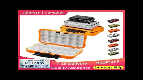 Fishing Tackle Boxes Waterproof Fishing Storage Boxes Bait Box Multifunctional Hook Review