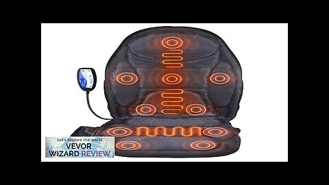 VEVOR Massage Seat Cushion with Heat 10 Vibration Motor Seat Massage Pad Review