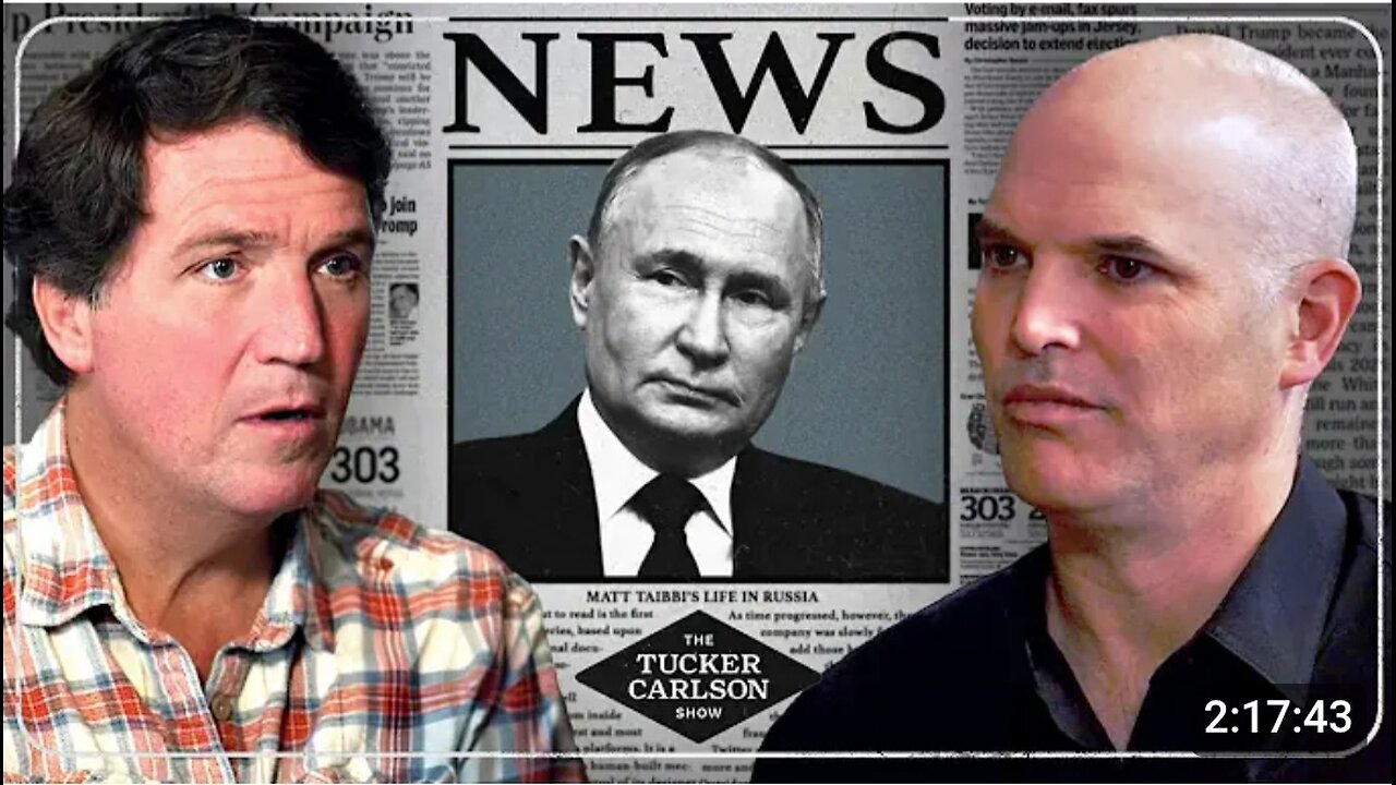 Matt Taibbi: How Intel Agencies Control the Media, Putin's Rise to Power,