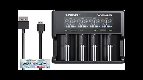 XTAR VC4SL Intellegent LCD Battery Charger USB C QC3.0 Fast Charge 1.2V Review