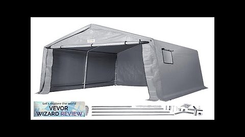 VEVOR Portable Shed Outdoor Storage Shelter 8 x 14 x 7.6 ft Review