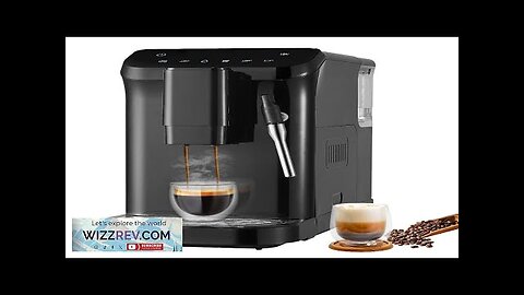 VEVOR Automatic Espresso Machine 20Bar w/ Frother Steam Wand & 15 Grinding Review