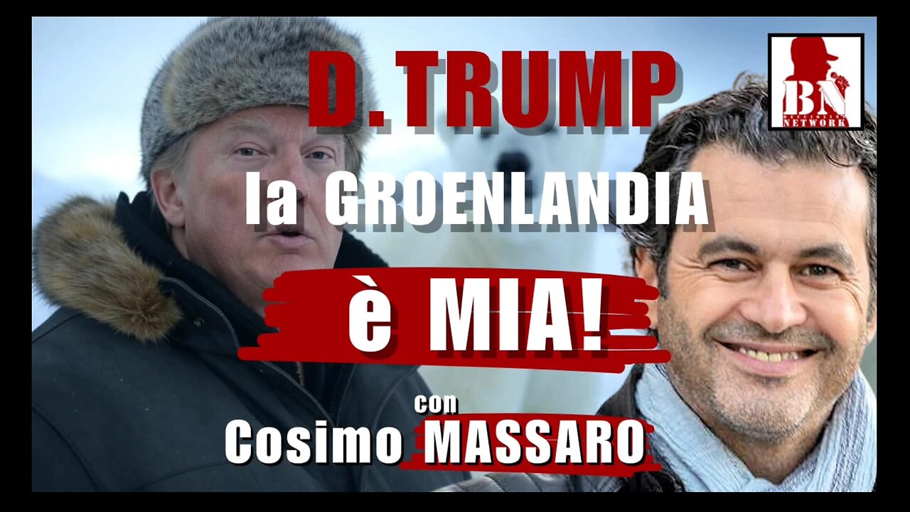 D.TRUMP: la GROENLANDIA è MIA! | Il Punt🔴 di Vista di Cosimo MASSARO