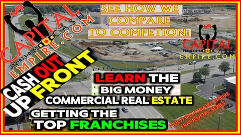 MAKE BIG MONEY ON RETAIL COMMERCIAL REAL ESTATE! GET CASH UPFRONT SEE HOW WE COMPARE TO COMPETITION