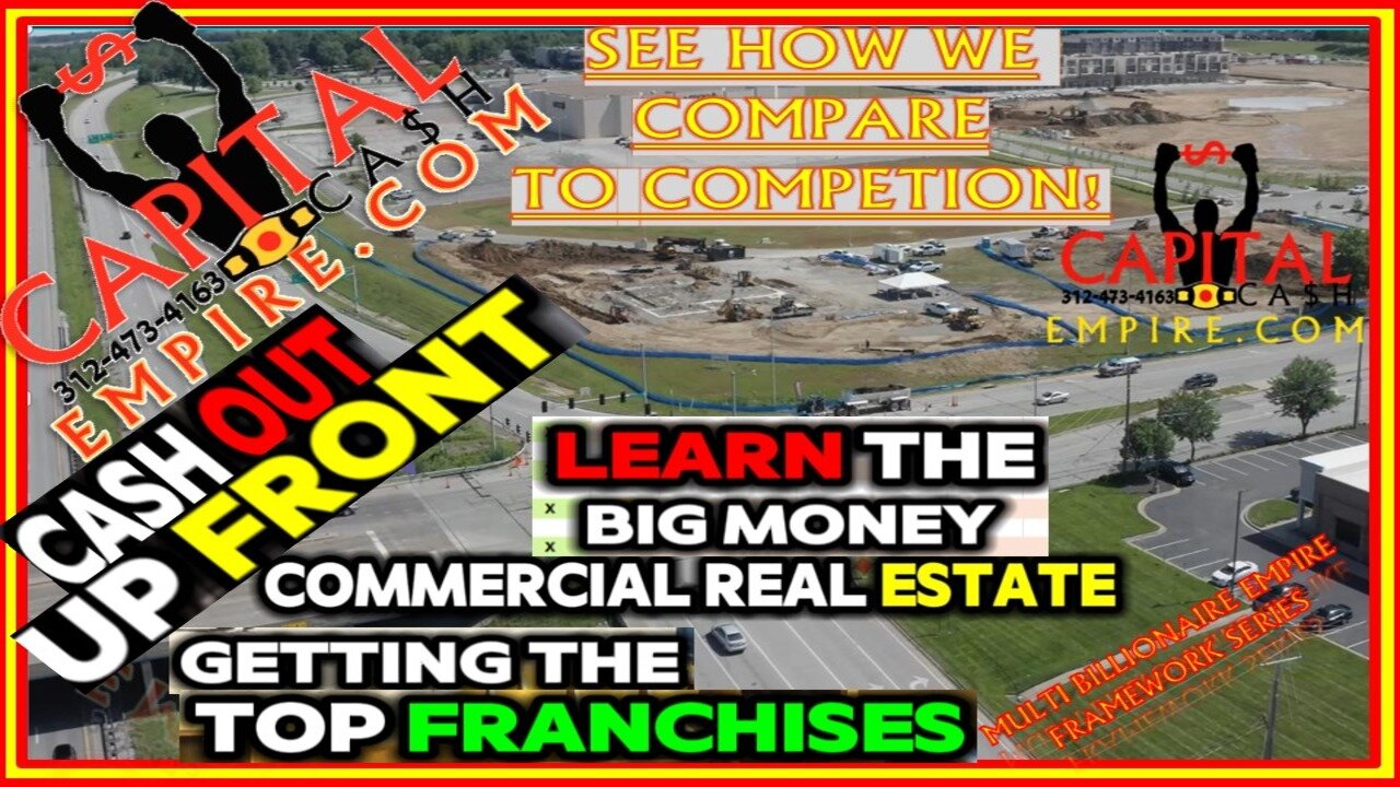 MAKE BIG MONEY ON RETAIL COMMERCIAL REAL ESTATE! GET CASH UPFRONT SEE HOW WE COMPARE TO COMPETITION