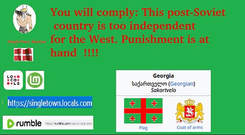 You will comply: This post-Soviet country is too independent for the West. Punishment is at hand