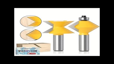 90 Degree Edge Banding Assembly Router Bit 45 Gauge Steel Tungsten Steel Review