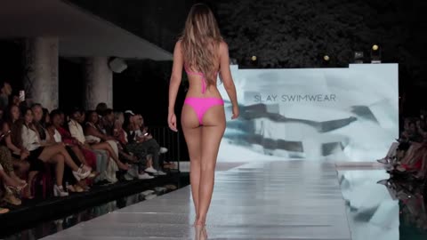 Unmissable! SLAY Swimwear 2024 in 4K Slow Motion | Miami Swim Week Highlights