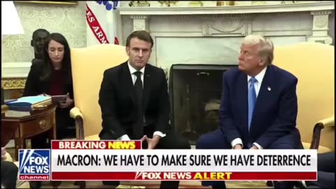 Trump meets with Macron full Q&A