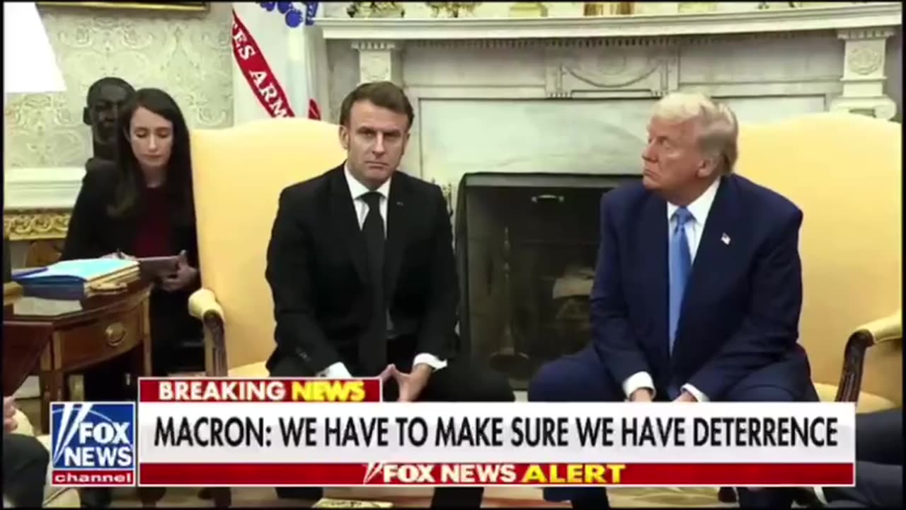 Trump meets with Macron full Q&A