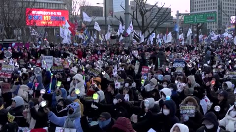 Protesters in S. Korea call for impeached president Yoon to step down