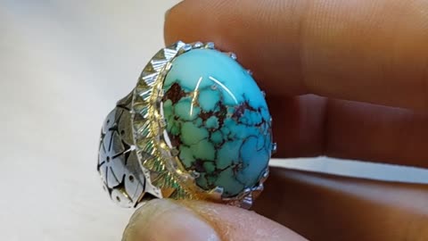 Turquoise stone ring