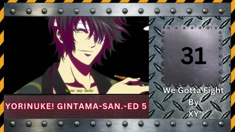 Ranking My Top Gintama Endings (YouTube Version)