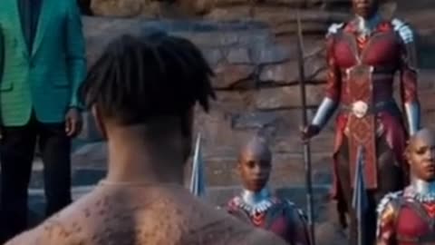 Do you know in Black Panther, Okoye doesn't salute Killmonger #shorts