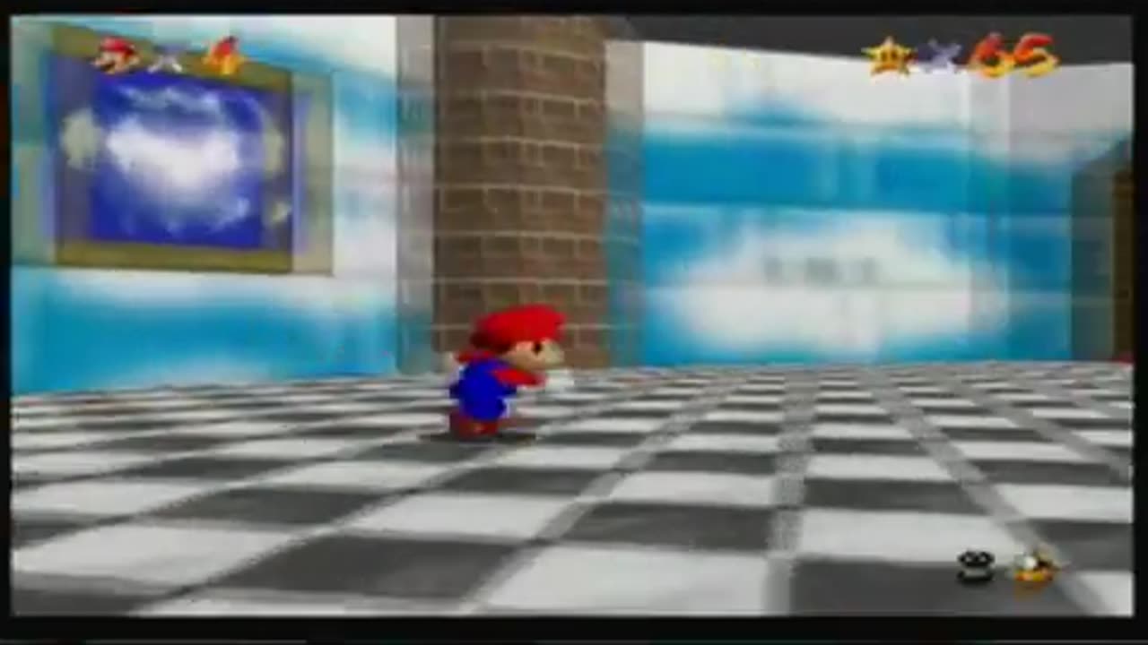 Super Mario 64 - Second Secret Star From Toad