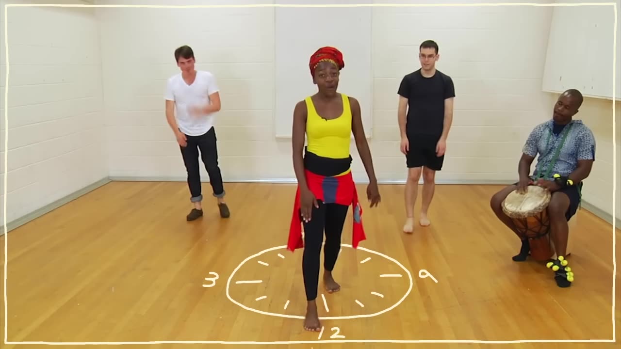 African Dance: Lesson: Dancing on the Clock