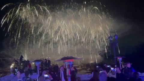 Breathtaking fireworks tonight at Trump's club in Virginia