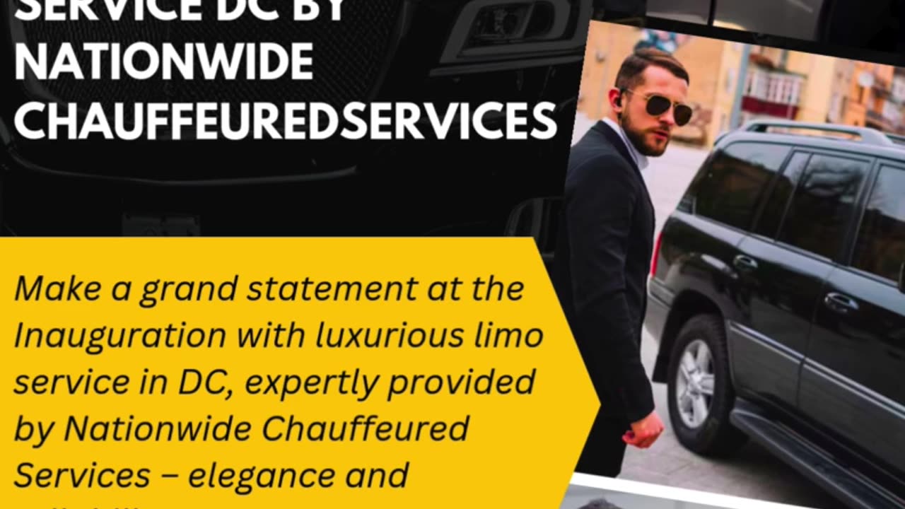 Inauguration Limo Service DC by Nationwide Chauffeured Services