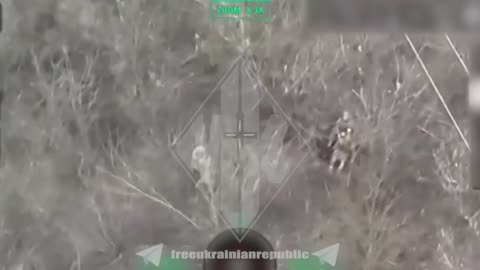 Drone Bomber Intercepts a Ukrainian DRG