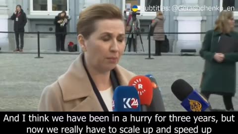 Danish PM Mette Frederiksen says: "Peace in Ukraine is more dangerous than the ongoing war."