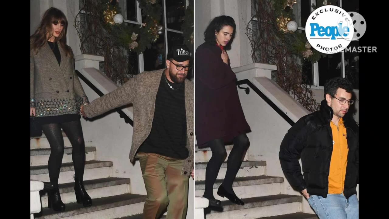 Taylor Swift & Travis Kelce Spend Double Date Night with Jack Antonoff & Margaret Qualley in N.Y.C.